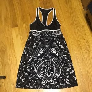 Athleta paisley swim dress M